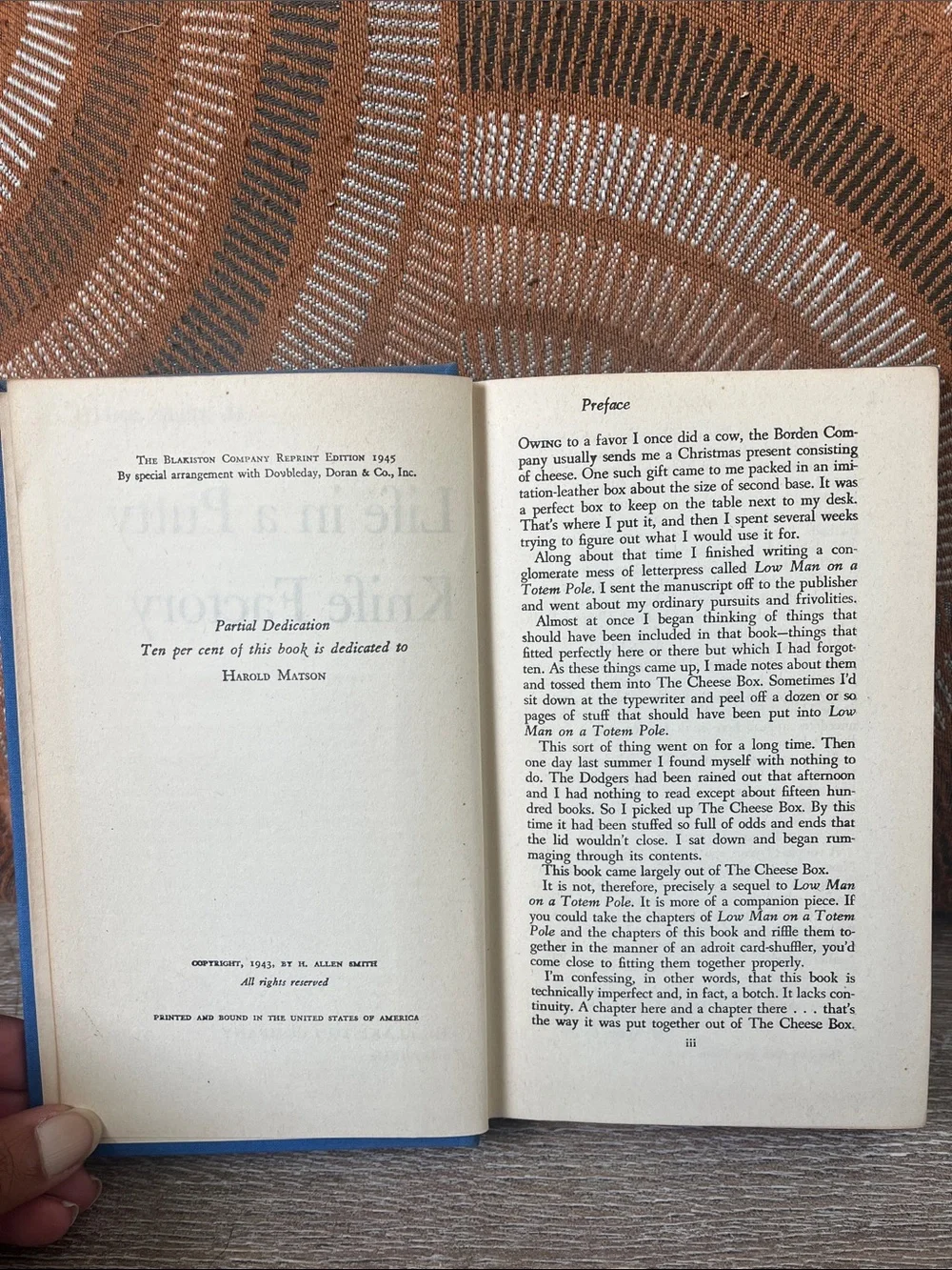 Life in a Putty Knife Factory by H. Allen Smith 1943
